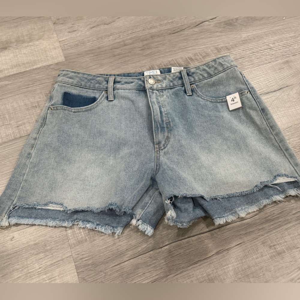 Distressed Denim Jean Shorts size 12